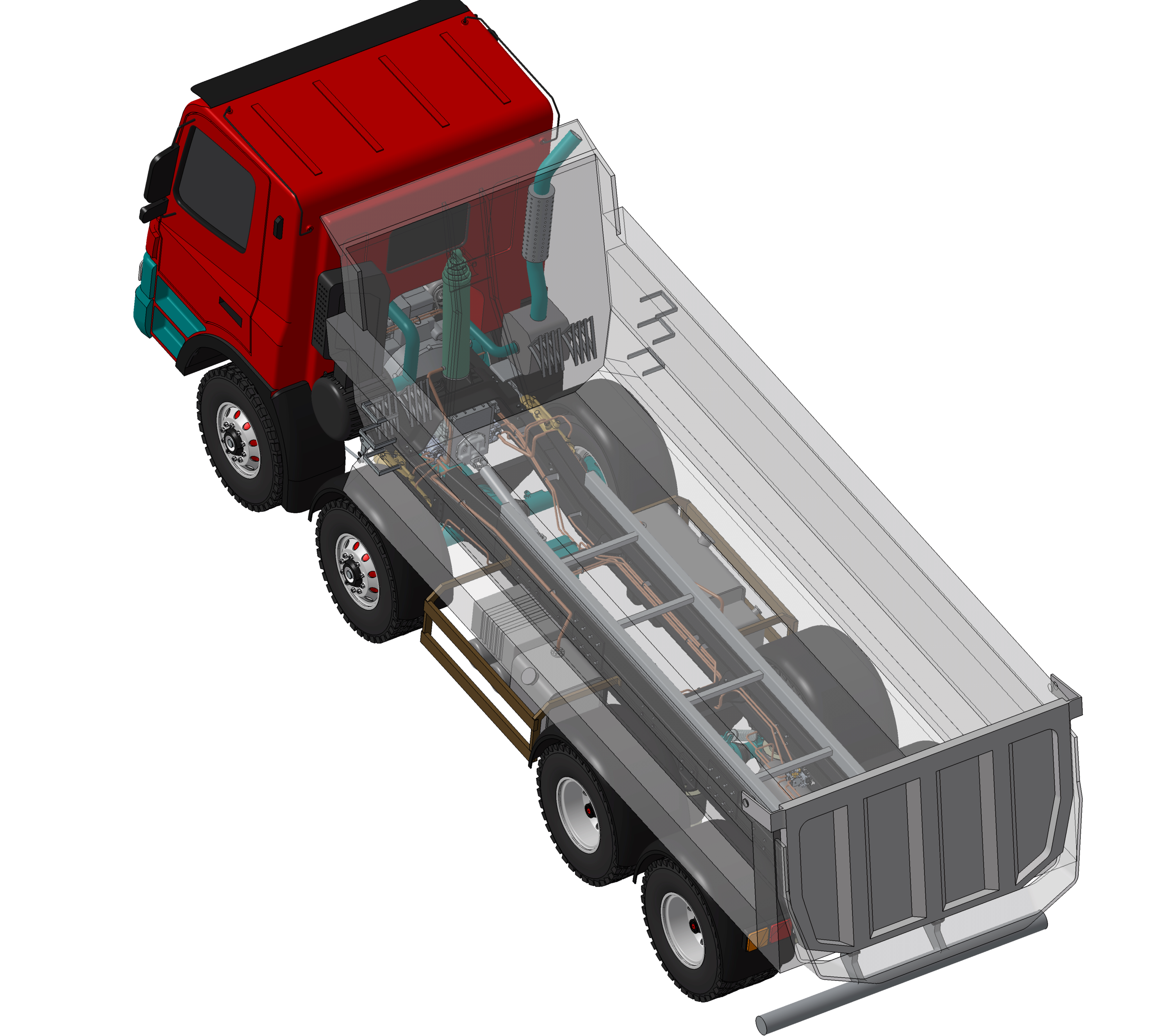 大型货车3D模型下载_三维模型_STEP模型 - 制造云 | 产品模型