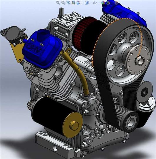 合集:非标自动化设备sw模型258 6缸柴油发动机 9缸星型发动机 20cc四
