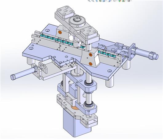 各种气缸分料冲压铆压插料常用机构图纸大全3d模型下载 三维模型 Solidworks模型 制造云 产品模型