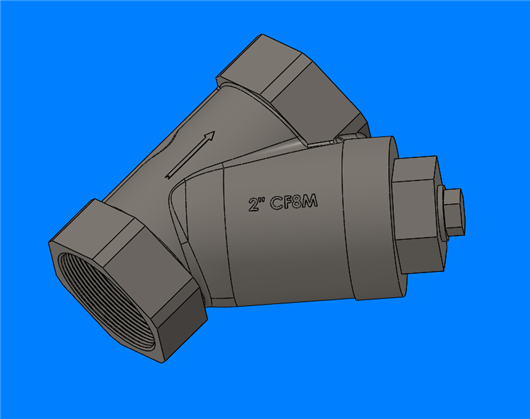 多种型号y型过滤器3d模型下载 三维模型 Solidworks模型 制造云 产品模型