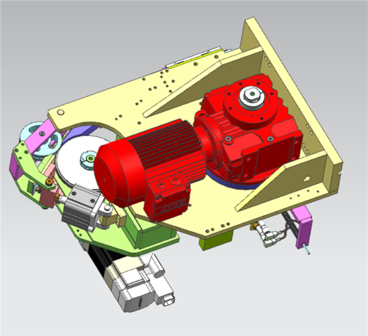 凸轮式裁切送料装置3d模型下载 三维模型 Solidworks模型 制造云 产品模型