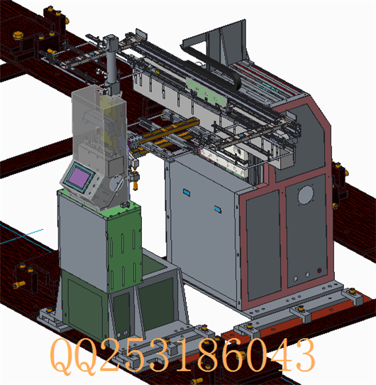 【鸿达】带180度翻转台的分离式冲压机械手 Proe5 03d模型下载 三维模型 Pro E模型 制造云 产品模型