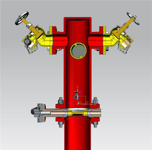 消火栓 消防栓 阀门含内部结构模型