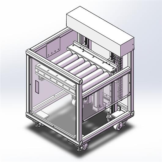 传送带托盘升降机构3d模型下载 三维模型 Step、solidworks模型 制造云 产品模型