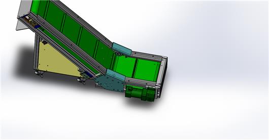 爬坡型皮带输送机3d模型下载 三维模型 Step模型 制造云 产品模型