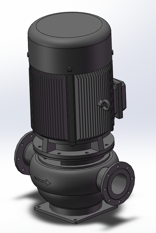 立式离心泵80-185-11-2 p=113d模型下载_三维模型_solidworks,step