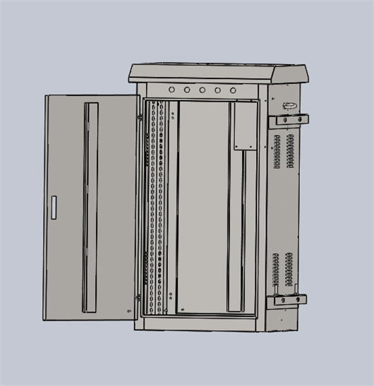 钣金机柜,面试必考3d模型下载_三维模型_solidworks