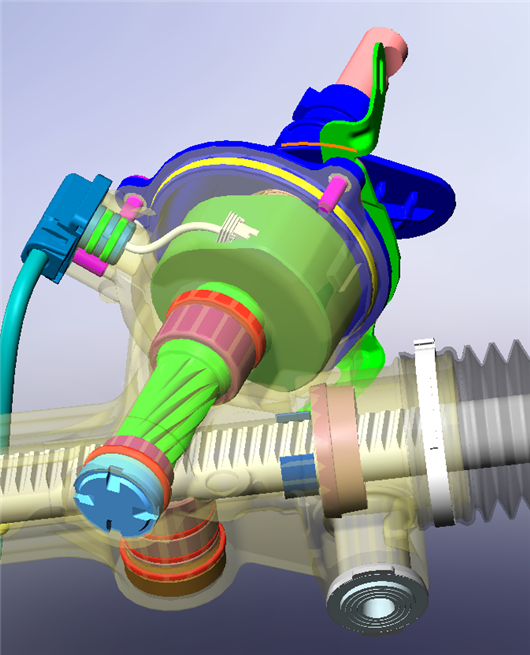 汽车转向机构详细设计3d模型下载 三维模型 Solidworks模型 制造云 产品模型