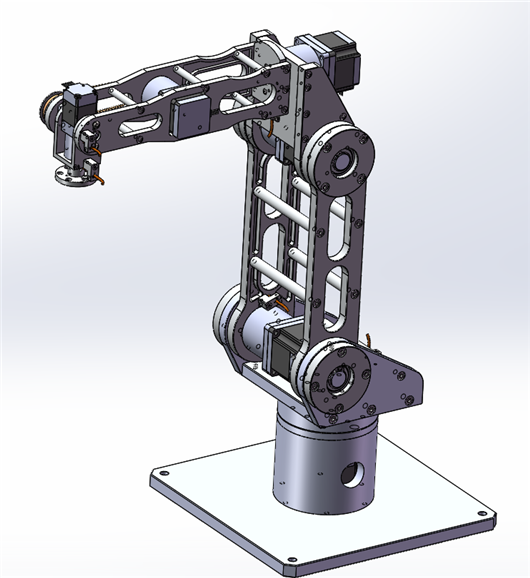 6轴机器人 六轴机械手臂3d图纸 Solidworks设计 含cad图清单3d模型下载 三维模型 Solidworks模型 制造云 产品模型