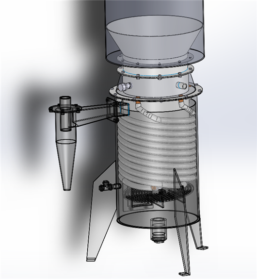 下吸式气化炉设计模型
