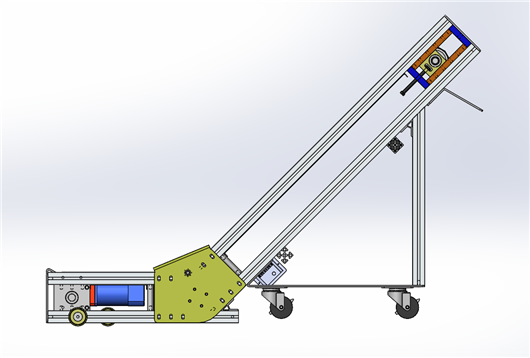 爬坡型皮带输送机3d模型下载 三维模型 Solidworks模型 制造云 产品模型