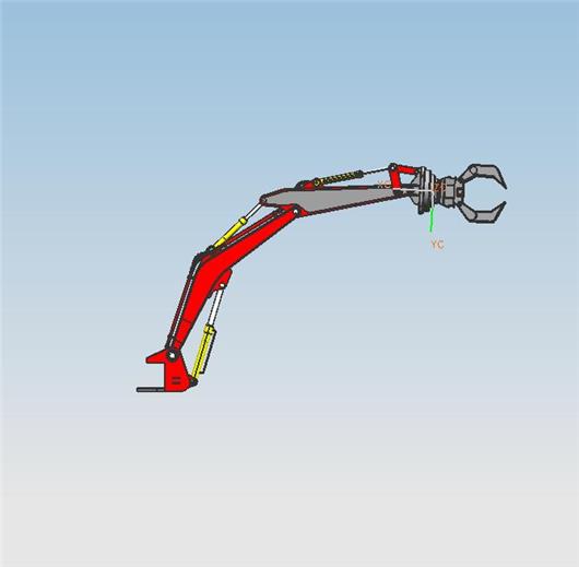 木材机械抓手3d模型下载 三维模型 Step模型 制造云 产品模型