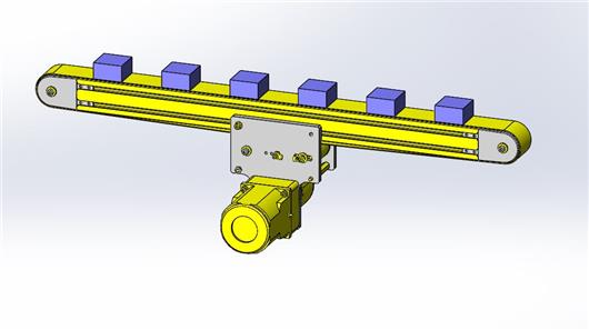 紧凑型皮带输送机 传送机构模型3d模型下载 三维模型 Solidworks模型 制造云 产品模型