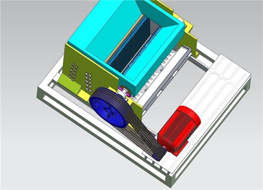 颚式破碎机3d模型下载_三维模型_step模型 制造云 产品模型