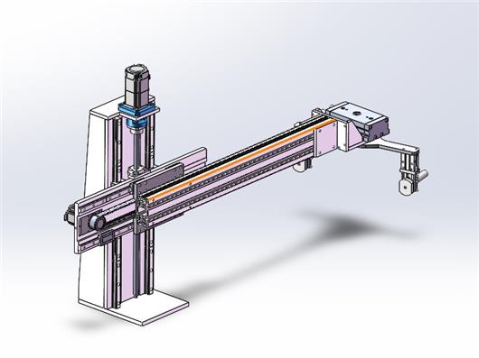 Xy180度旋转送料机械手3d模型下载 三维模型 Solidworks模型 制造云 产品模型