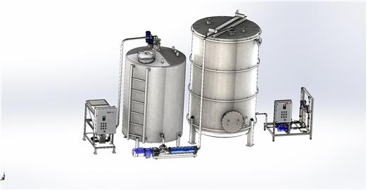 化工聚合反应泵容器