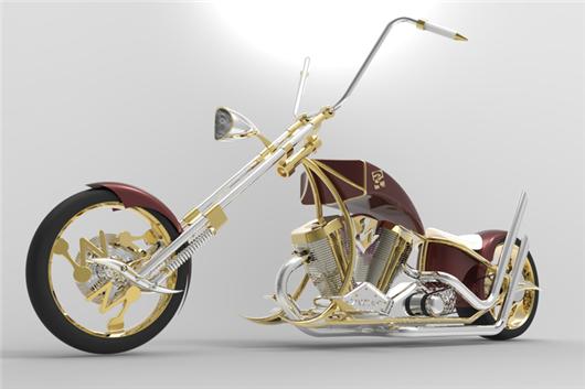 【青栋】摩托车与自行车产品模型-摩托车21