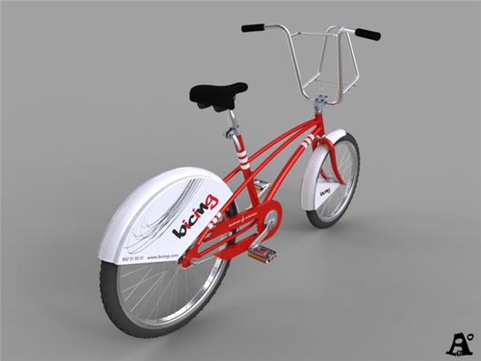 【青栋】摩托车与自行车产品模型-自行车22