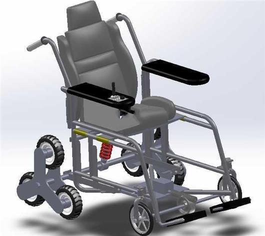 【1067】特殊功能轮椅SW设计