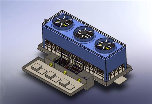 冷却塔立体图图片