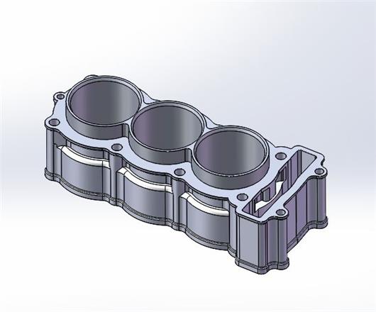 发动机缸体3d模型下载