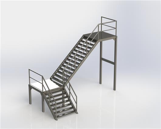 钢制焊接楼梯