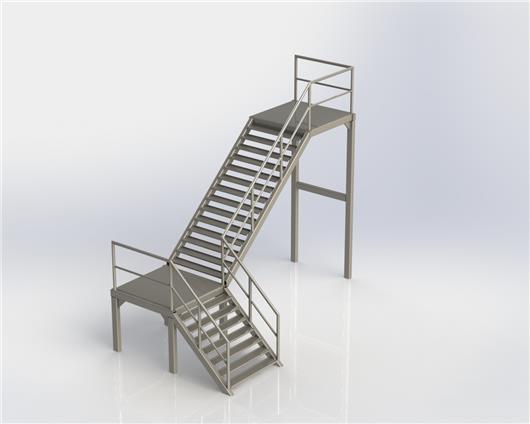 钢制焊接楼梯