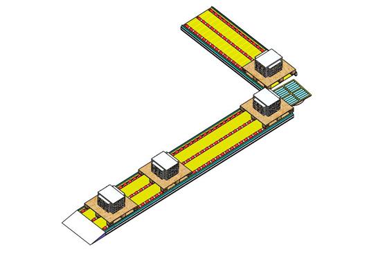地轨输送线三维模型