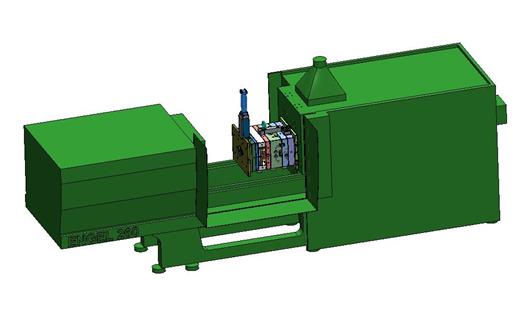 ENGEL260注塑机三维模型