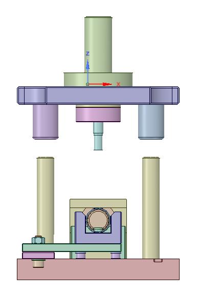 (1.8元)管材冲孔冲压模具