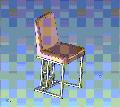 【青栋】椅子（附工程图)（附动态图）