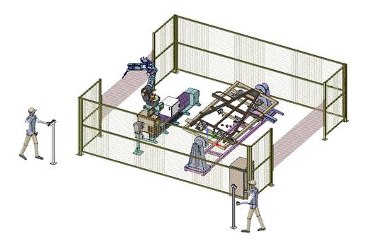 (3.8元)大型双人牵引架焊接工作站