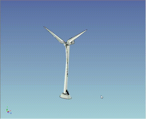 风力发电机动态壁纸图片