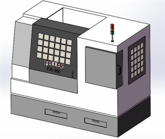 数控机床模型样例图片