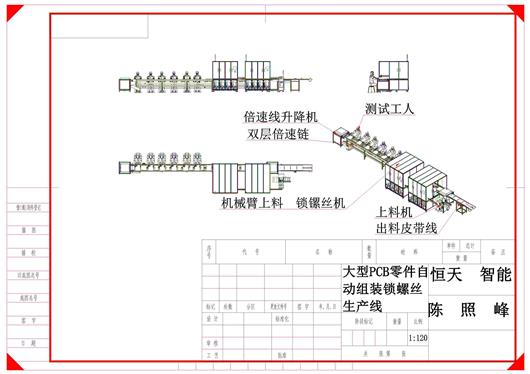 (12.8元)大型PCB零件自动组装锁螺丝生产线