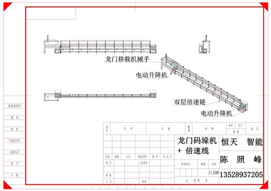 (4.8元)龙门码垛机 + 倍速线