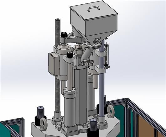 立式注塑机3d模型下载