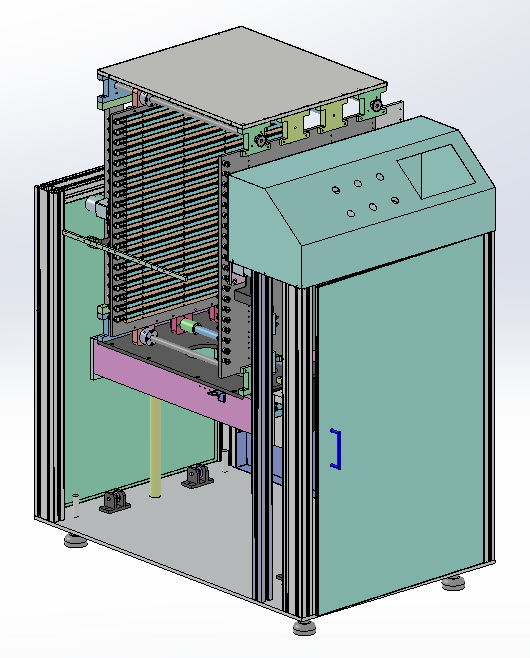 pcb板叠板机3d模型下载