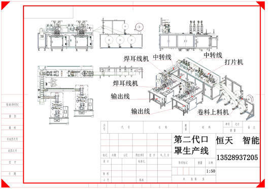 (8元)第二代口罩生产线