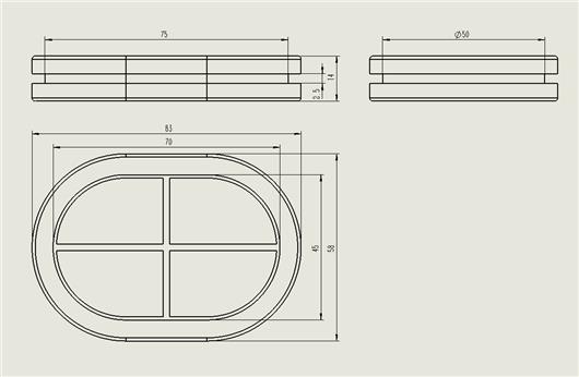 50x75双面护线套