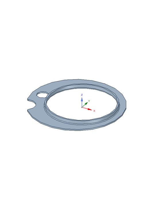 (8.8元)偏心盘冲孔模