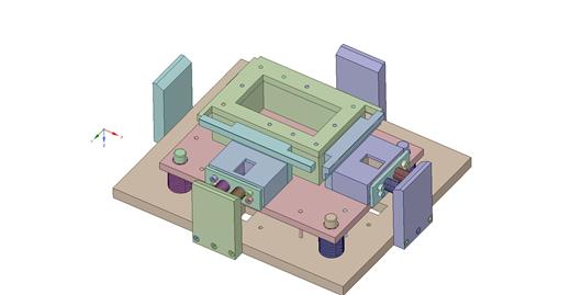 (22.8元)微波炉门体侧向折弯成形模