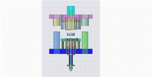 (6.8元)车轴盖落料拉深冲孔翻边复合模