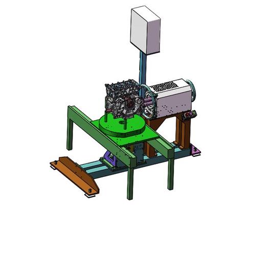 汽車發動機飛輪三軸擰緊設備