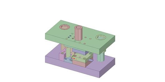 圆管紧固件冲压模具(无废料)