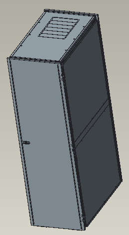 42U九折型材机柜