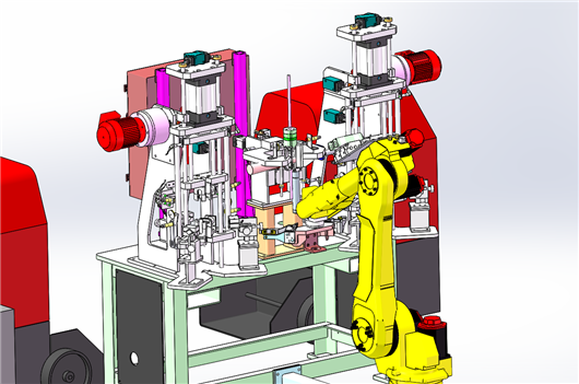 机器人自动焊接机三维模型