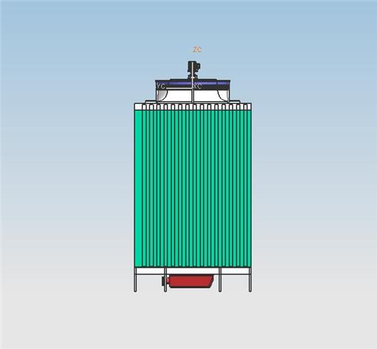 冷却塔立体图图片