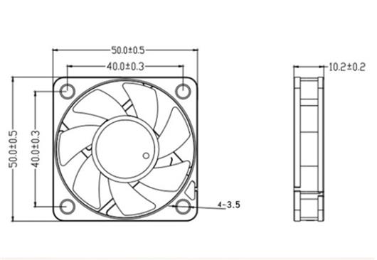 50x50x10mm台达散热风扇_EFB0512HA_DELTA