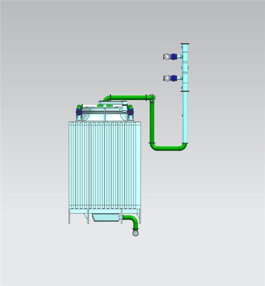 冷却塔立体图图片